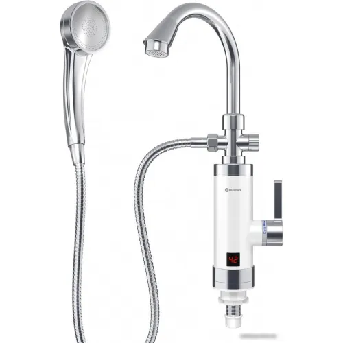 Проточный электрический водонагреватель кран+душ Thermex Focus 3000