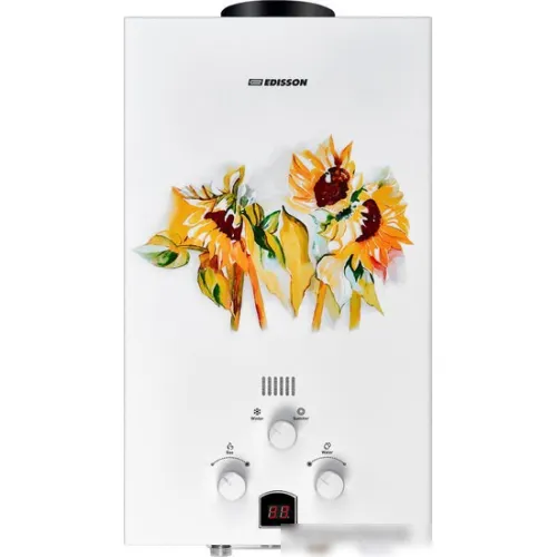 Газовая колонка Edisson E 20 GD (подсолнухи)