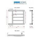 Полотенцесушитель водяной Ростела Октавия 500x600/3 1.1/4" боковое подключение