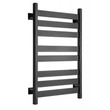 Полотенцесушитель водяной Ростела Квадро V 50 500x800/8 1/2" черный, нижнее подключение