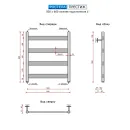 Полотенцесушитель водяной Ростела Престиж 500x600/4 нижнее подключение