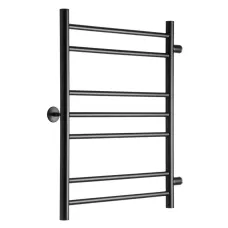 Полотенцесушитель водяной Ростела Свирель V 500х700/7 1" черный, боковое подключение