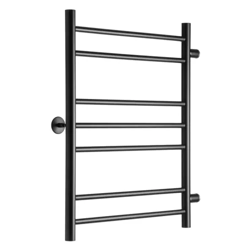 Полотенцесушитель водяной Ростела Свирель V 500х700/7 1" черный, боковое подключение