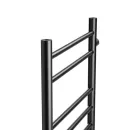 Полотенцесушитель водяной Ростела Свирель V 500х700/7 1" черный, боковое подключение