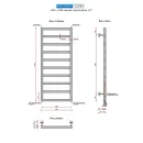 Полотенцесушитель водяной Ростела Соло 400x1000/10 нижнее подключение
