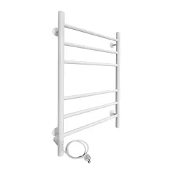 Полотенцесушитель электрический Ростела Свирель V 500x800/6 электрический, белый, подключение слева