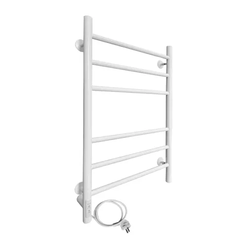 Полотенцесушитель электрический Ростела Свирель V 500x800/6 электрический, белый, подключение слева