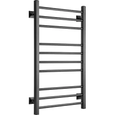 Полотенцесушитель водяной Ростела Свирель V квадрат 500x1000/10 1/2" черный, нижнее подключение
