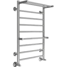 Полотенцесушитель водяной TERMINUS Аврора 500х800/8 1/2" (с 2 полками) нижнее подключение