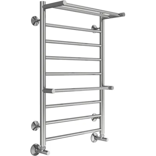 Полотенцесушитель водяной TERMINUS Аврора 500х800/8 1/2" (с 2 полками) нижнее подключение