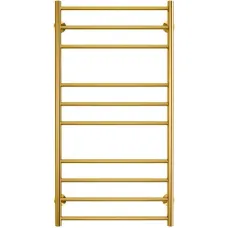 Полотенцесушитель водяной TERMINUS Аврора 500x1000/10 1/2"  золото, нижнее подключение