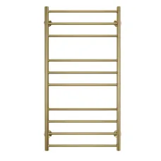 Полотенцесушитель водяной TERMINUS Аврора 500x1000/10 1/2" матовое золото, нижнее подключение 