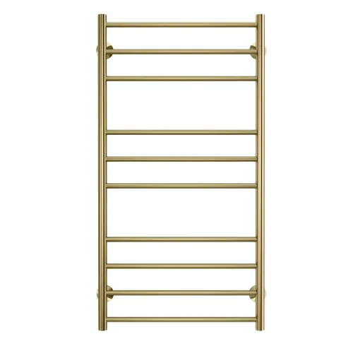 Полотенцесушитель водяной TERMINUS Аврора 500x1000/10 1/2" матовое золото, нижнее подключение 