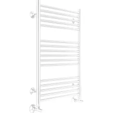 Полотенцесушитель водяной TERMINUS Аврора 500x800/16 1/2" белый, нижнее подключение