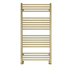 Полотенцесушитель водяной TERMINUS Аврора 500x1000/20 1/2" матовое золото, нижнее подключение