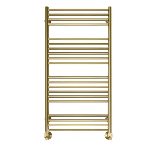 Полотенцесушитель водяной TERMINUS Аврора 500x1000/20 1/2" матовое золото, нижнее подключение