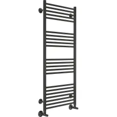 Полотенцесушитель водяной TERMINUS Аврора 500x1200/22 1/2" черный, нижнее подключение