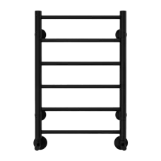 Полотенцесушитель водяной TERMINUS Аврора 400x600/6 1/2" черный, нижнее подключение