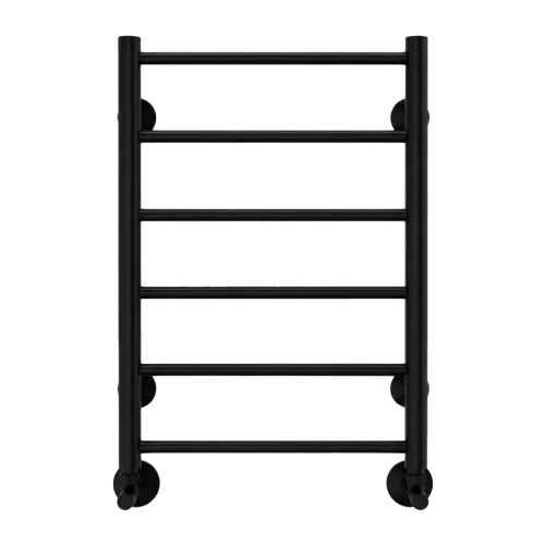 Полотенцесушитель водяной TERMINUS Аврора 400x600/6 1/2" черный, нижнее подключение