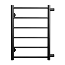 Полотенцесушитель водяной TERMINUS Аврора 400x600/6 1/2" черный, боковое подключение