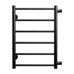 Полотенцесушитель водяной TERMINUS Аврора 400x600/6 1/2" черный, боковое подключение