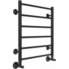 Полотенцесушитель водяной TERMINUS Аврора 500x600/6 1/2" черный, нижнее подключение