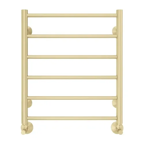 Полотенцесушитель водяной TERMINUS Аврора 500x600/6 1/2" матовое золото, нижнее подключение