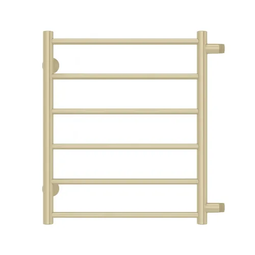 Полотенцесушитель водяной TERMINUS Аврора 500x600/6 1/2" матовое золото, боковое подключение