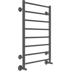 Полотенцесушитель водяной TERMINUS Аврора 500x800/8 1/2" черный, нижнее подключение