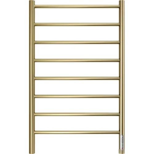 Полотенцесушитель электрический TERMINUS Аврора 500х850/8 матовое золото, с quick touch