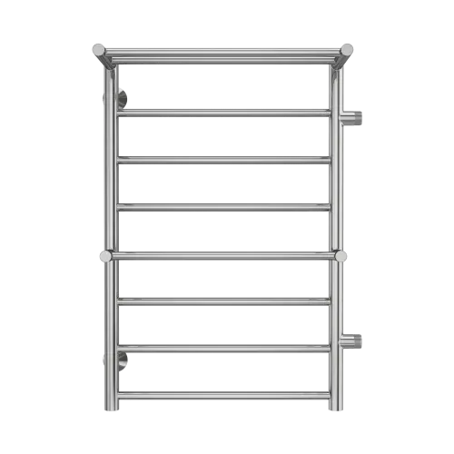 Полотенцесушитель водяной TERMINUS Аврора 500х800/8 1" (с 2 полками) боковое правое подключение