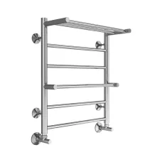 Полотенцесушитель водяной TERMINUS Аврора 500х600/6 1/2" (с 2 полками) нижнее подключение