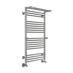 Полотенцесушитель водяной TERMINUS Аврора 500x1000/20 1/2" с 2 полками, нижнее подключение