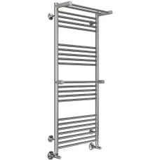 Полотенцесушитель водяной TERMINUS Аврора 500x1200/22 1/2" с 2 полками, нижнее подлючение