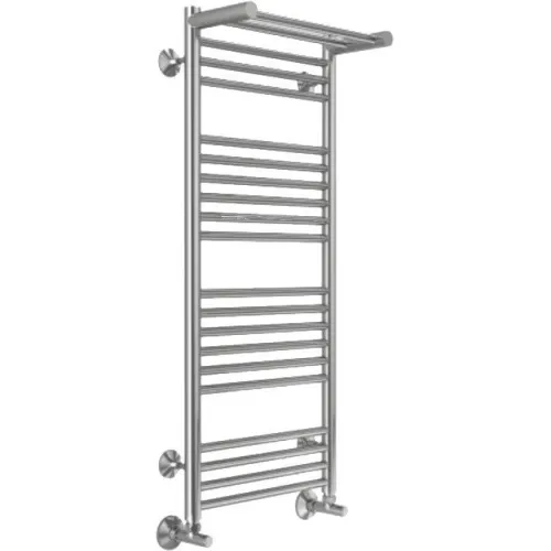 Полотенцесушитель водяной TERMINUS Аврора 400x1000/20 1/2" с полкой, нижнее подключение