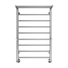 Полотенцесушитель водяной TERMINUS Анкона 500x850/8 1" с полкой, нижнее подключение