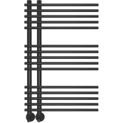 Полотенцесушитель водяной TERMINUS Астра 70x800/15 1/2" матовый черный, нижнее подключение