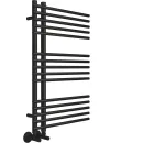 Полотенцесушитель водяной TERMINUS Астра 70x800/15 1/2" матовый черный, нижнее подключение