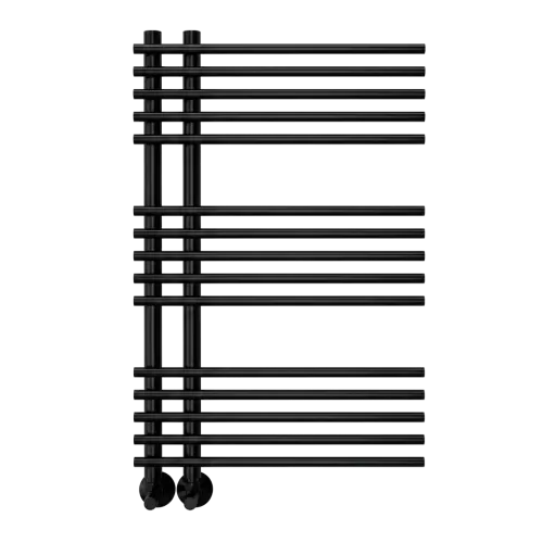 Полотенцесушитель водяной TERMINUS Астра 70x1000/20 1/2" матовый черный, нижнее подключение