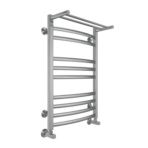 Полотенцесушитель водяной TERMINUS Енисей 500x800/10 1/2" с полкой, нижнее подключение