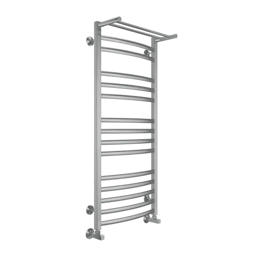 Полотенцесушитель водяной TERMINUS Енисей 500x1200/15 1/2" с полкой, нижнее подключение