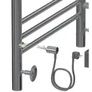 Полотенцесушитель электрический TERMINUS Аврора КС 500x800/8 белый, с quick touch