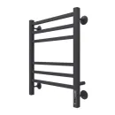 Полотенцесушитель электрический TERMINUS Ватикан КС 450x600/6 черный, с quick touch