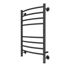 Полотенцесушитель электрический TERMINUS Классик КС 500x800/8 матовый черный, с quick touch