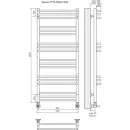 Полотенцесушитель водяной TERMINUS Кельн 500x1200/18 1/2" нижнее подключение