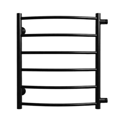 Полотенцесушитель водяной TERMINUS Классик 500x600/6 1/2" черный, нижнее подключение