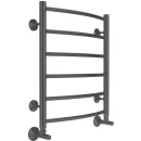 Полотенцесушитель водяной TERMINUS Классик 500x600/6 1/2" черный, нижнее подключение