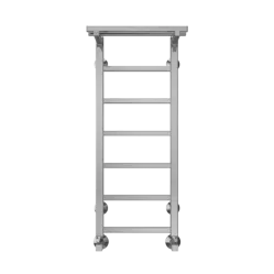 Полотенцесушитель водяной TERMINUS Контур 300x800/7 1/2" с полкой, нижнее подключение