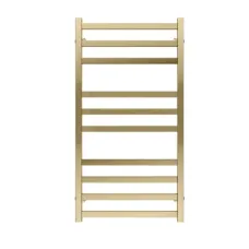 Полотенцесушитель водяной TERMINUS Ното 500x1000/10 1/2" матовое золото, нижнее подключение