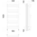 Полотенцесушитель водяной TERMINUS Соренто 500x1000/15 1/2" нижнее подключение